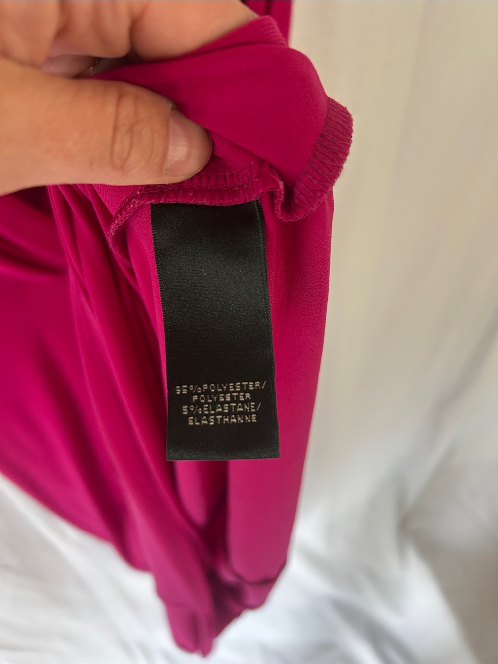 Ralph Lauren Sleeveless V-Neck Midi Dress in Fuchsia - Picture 3 of 4